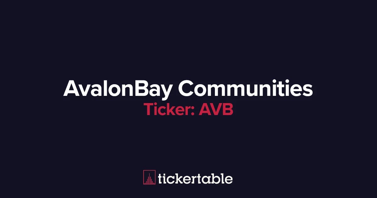 What Does AvalonBay Communities Do?