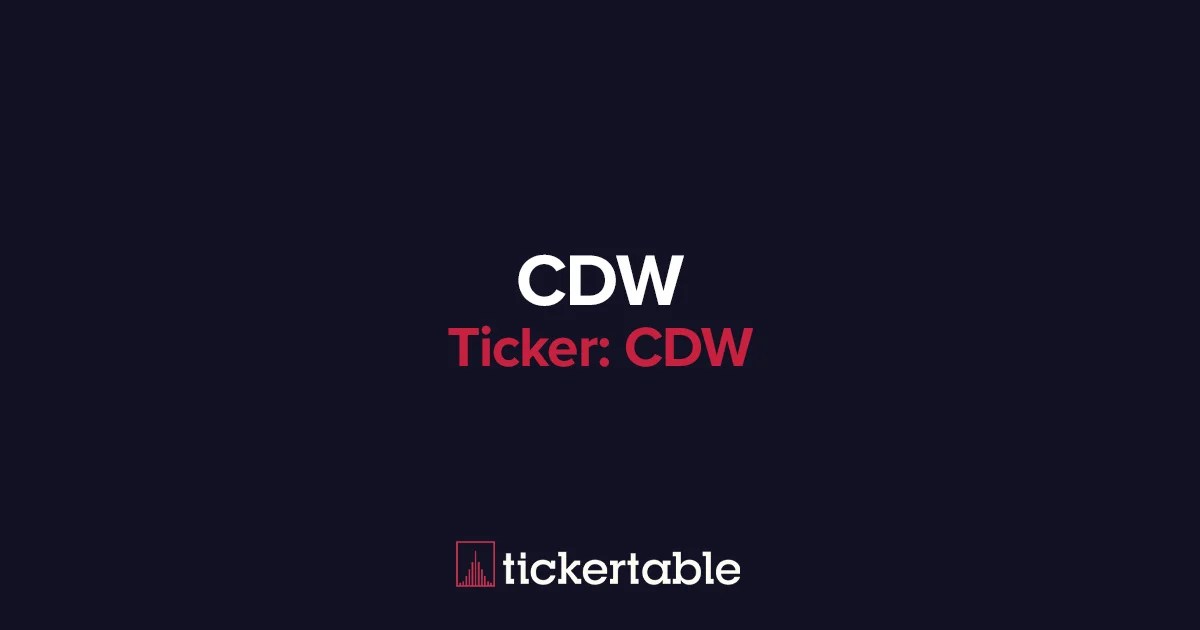 What Does CDW Do?