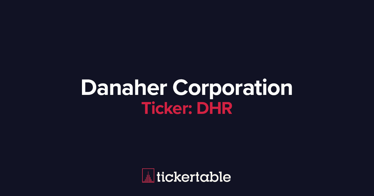 What Does Danaher Corporation Do?