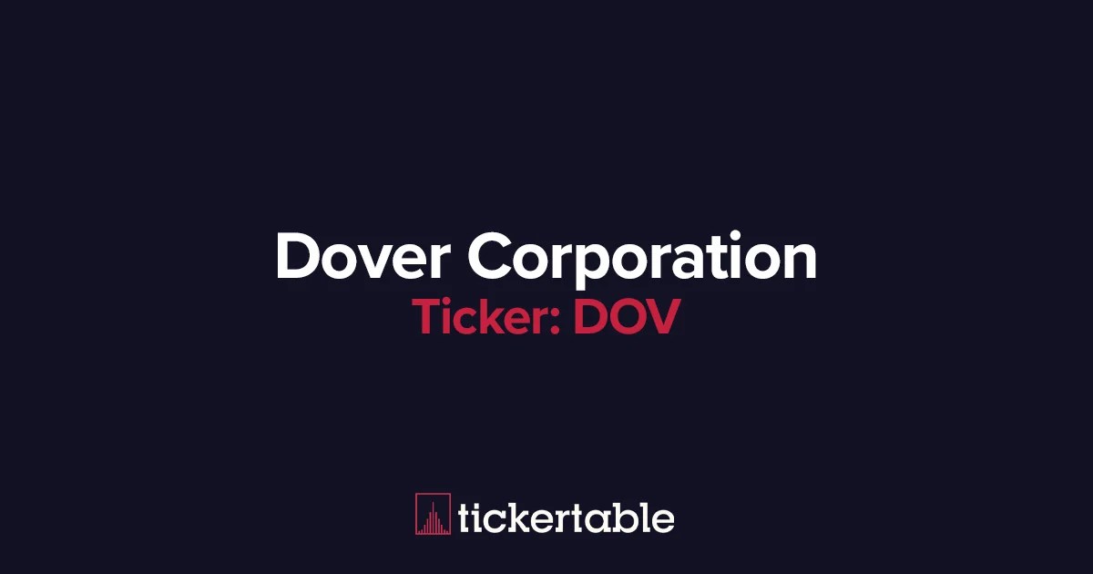 What Does Dover Corporation Do?