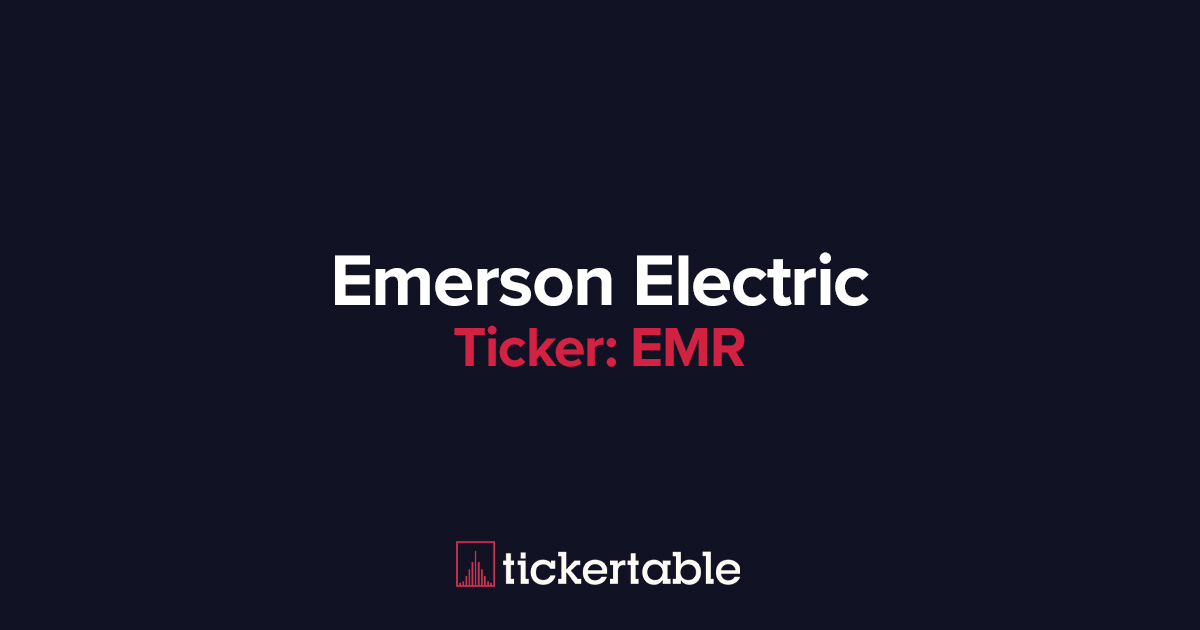 What Does Emerson Electric Do?