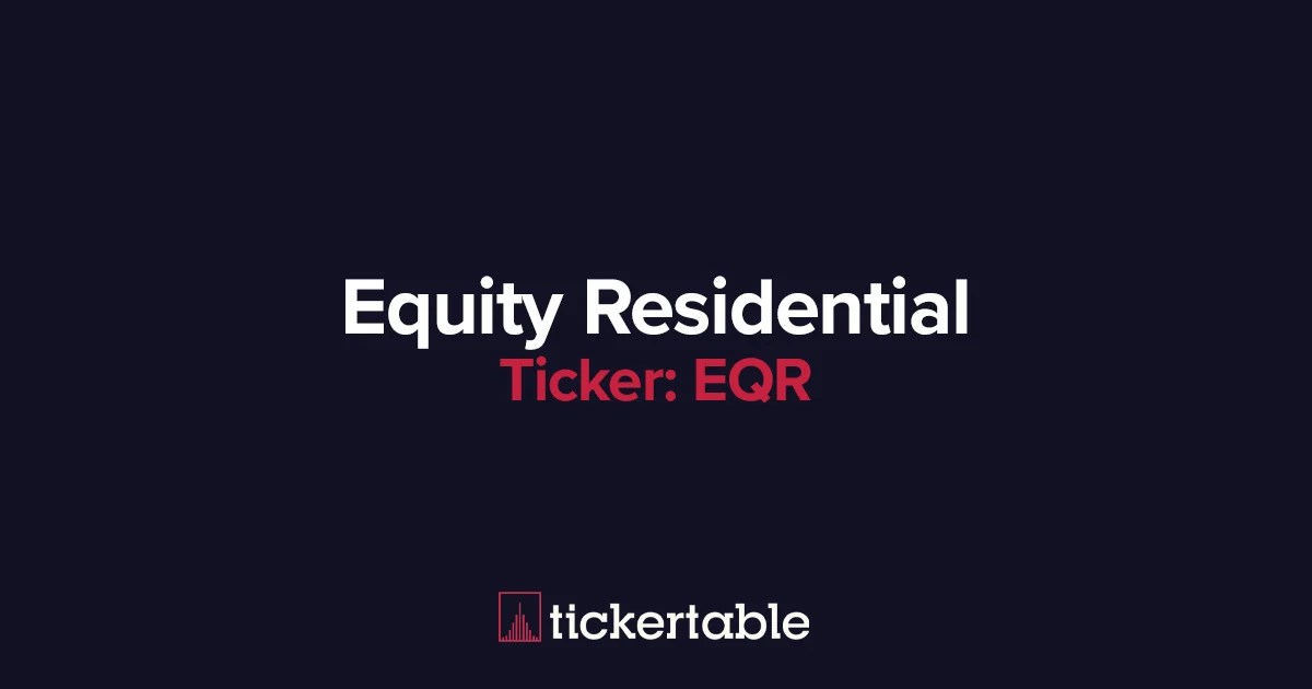 What Does Equity Residential Do?