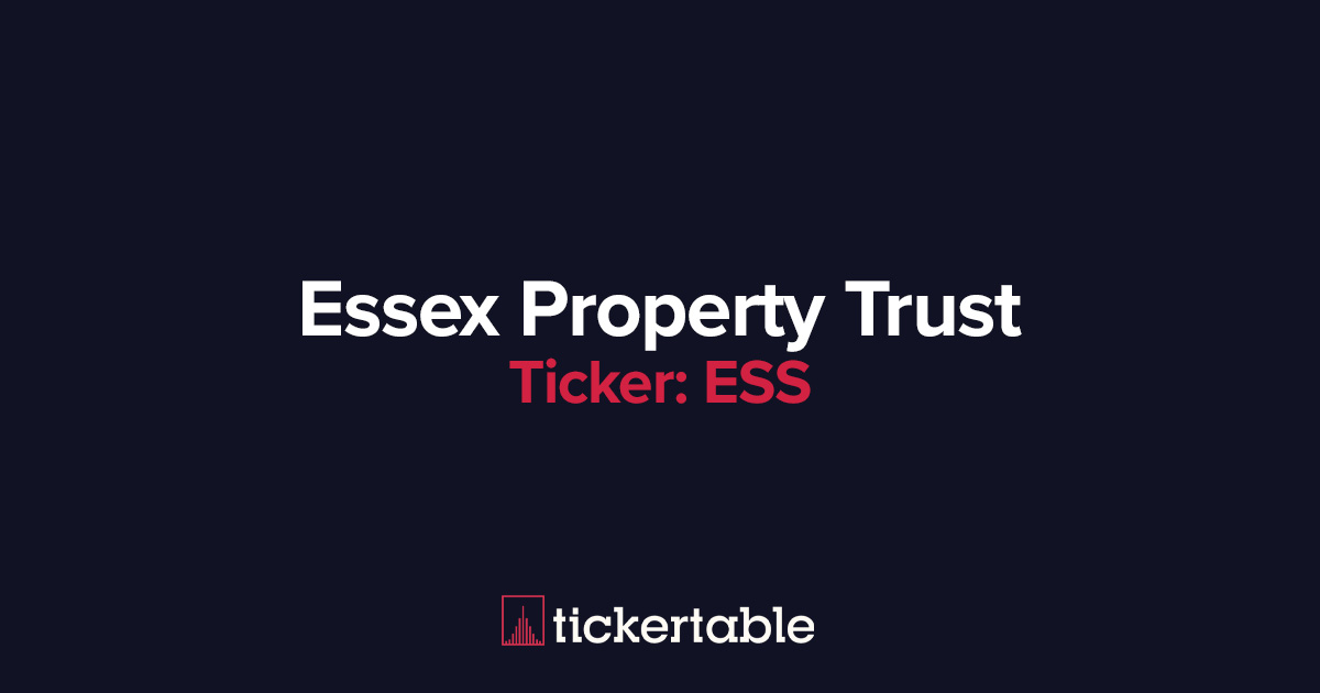 What Does Essex Property Trust Do?