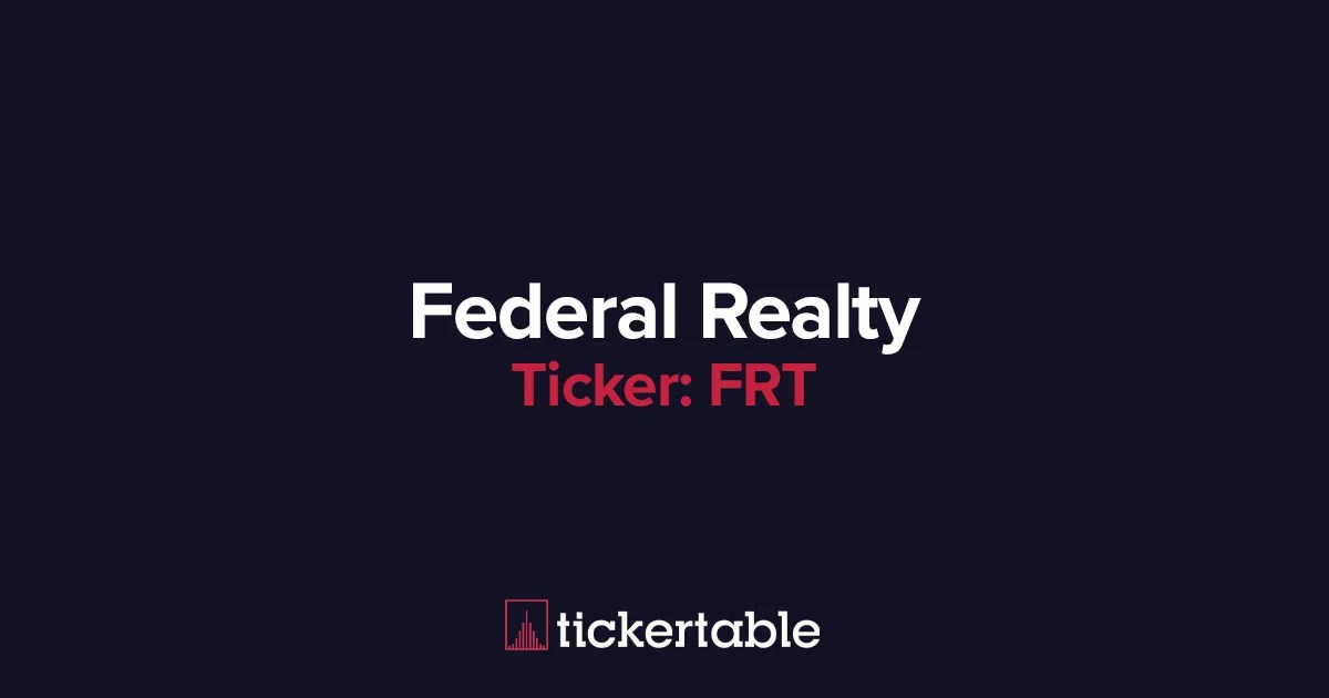 What Does Federal Realty Do?