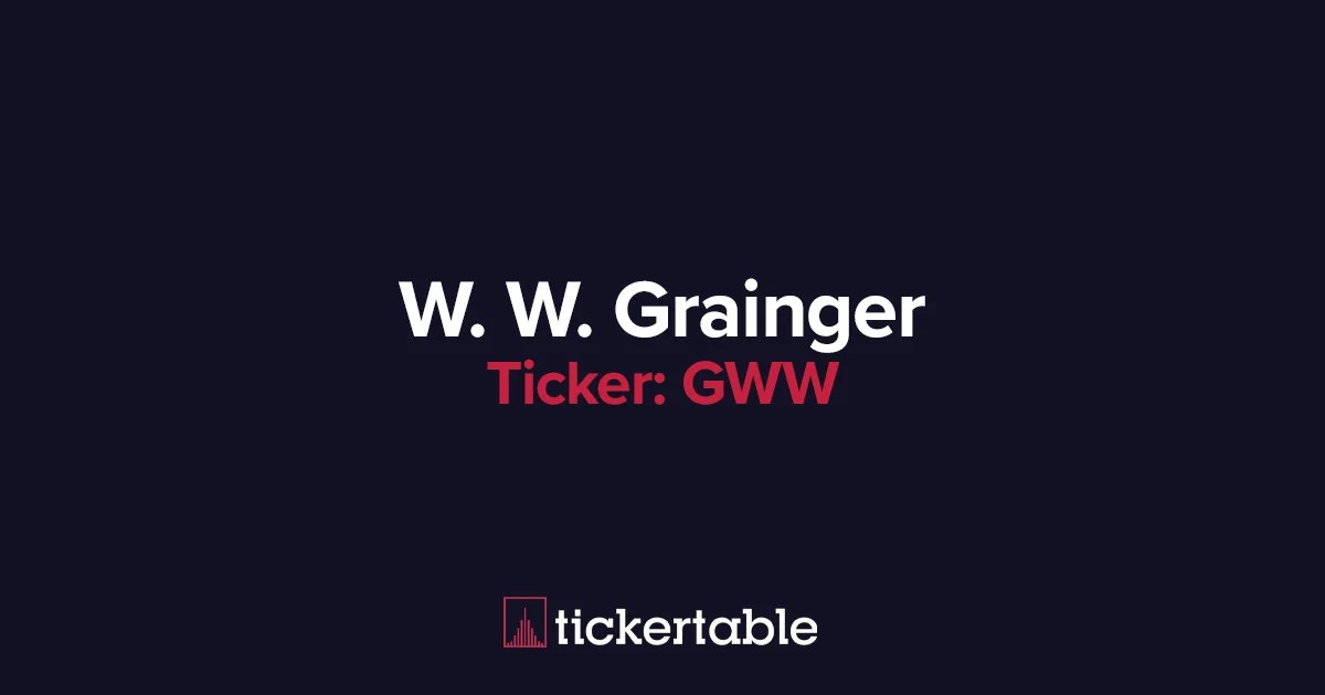 What Does W. W. Grainger Do?
