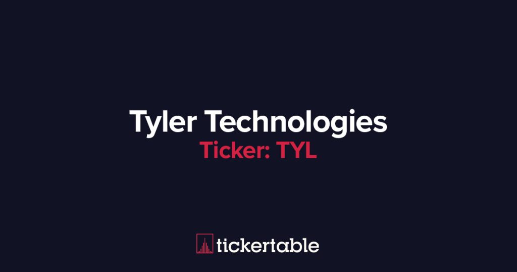 What Does Tyler Technologies Do?