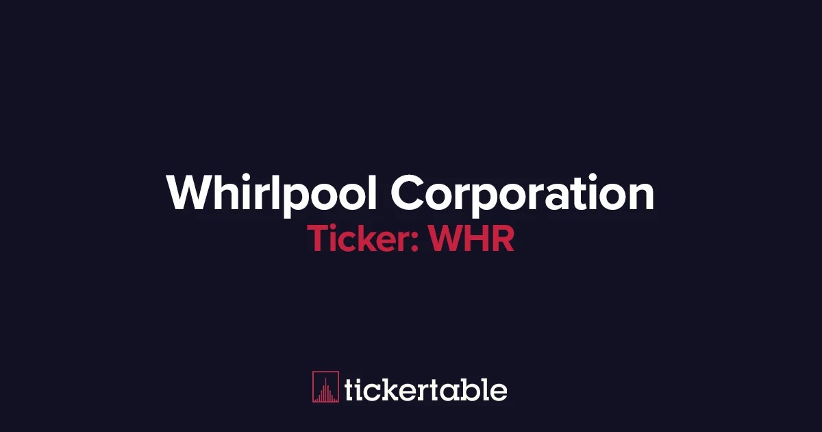 What Does Whirlpool Corporation Do?
