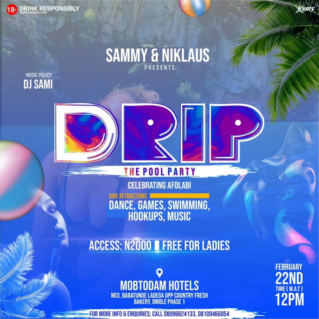 Get tickets to DRIP POOL PARTY on Tickethub.ng Tickethub.ng
