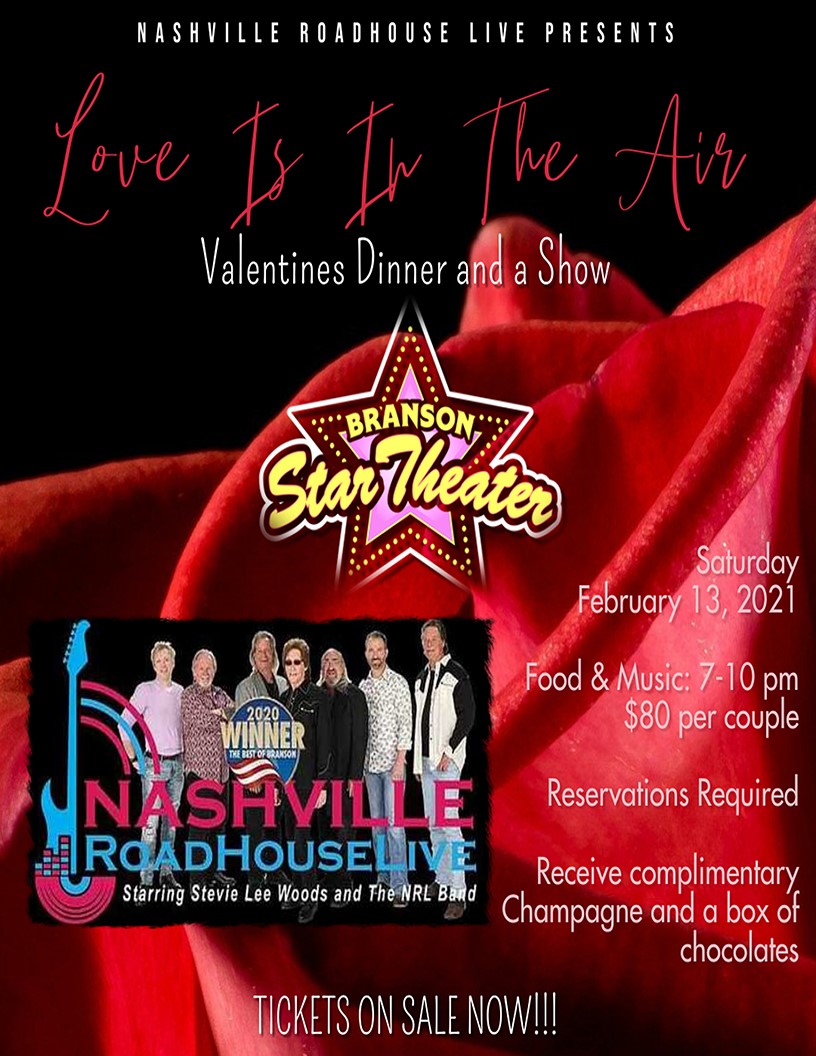 Valentine's Dinner and A Show Nashville Roadhouse Live Information