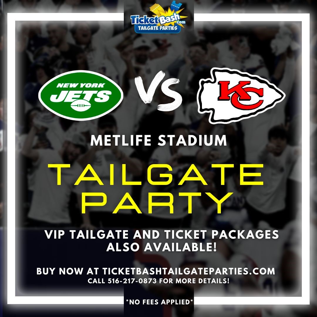 Jets vs Chiefs Tailgate Bus and Party Information