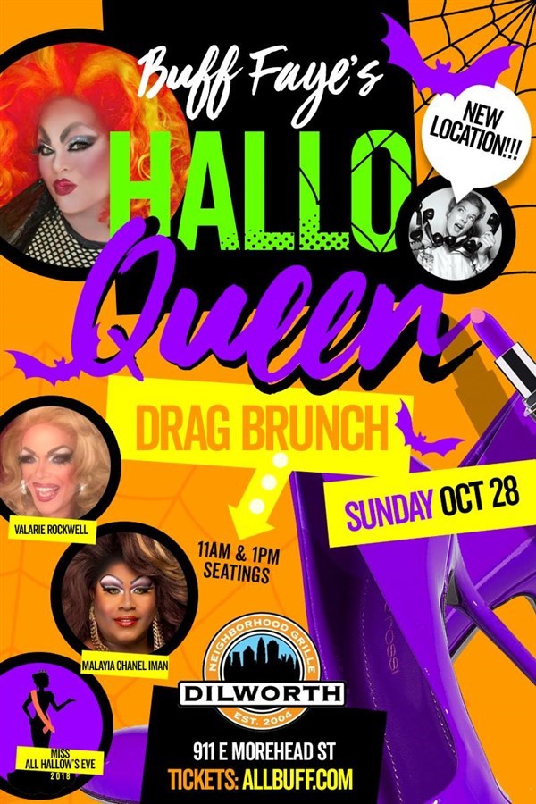 Sun 10/28 Buff Faye’s HALLOQUEEN Drag Brunch