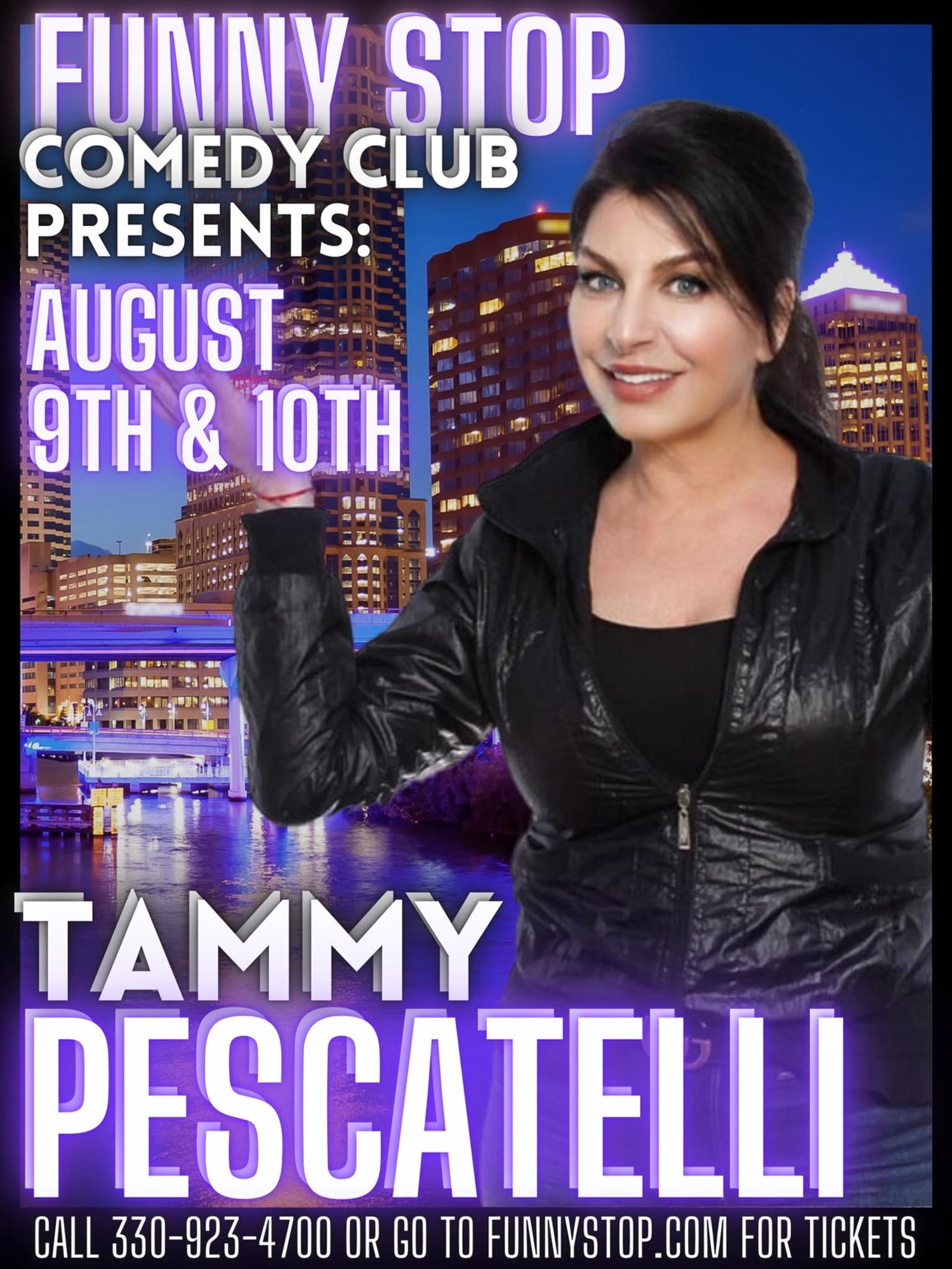 Tammy Pescatelli Fri. 730 Show Funny Stop Comedy Club Information