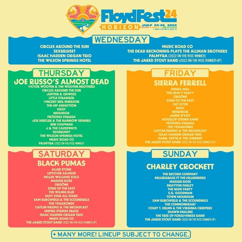 Cheap FloydFest Tickets FloydFest 2021 Discount Coupon / Promo Code Tickets4Festivals