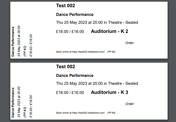 How to print tickets to be sold outside of Ticketsolve or without