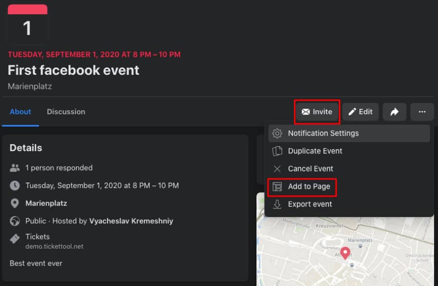 How to sell tickets on Facebook TicketTool