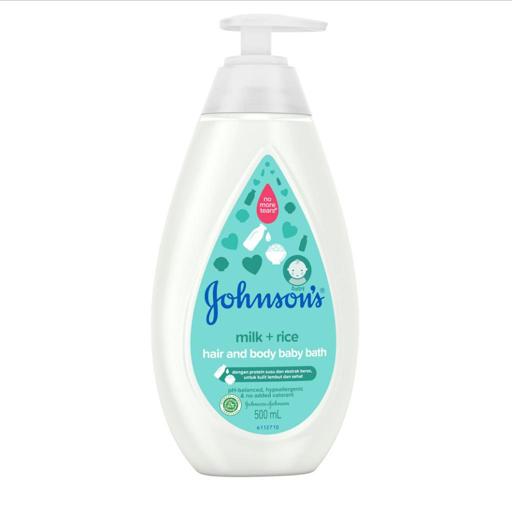 Johnson'S Milk + Rice Hair & Body Baby Bath theAsianparent