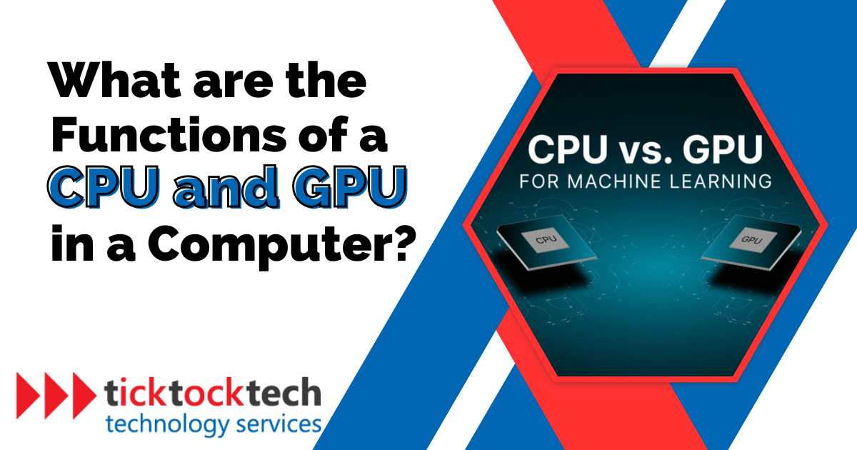 Functions of a CPU and GPU in a Computer?