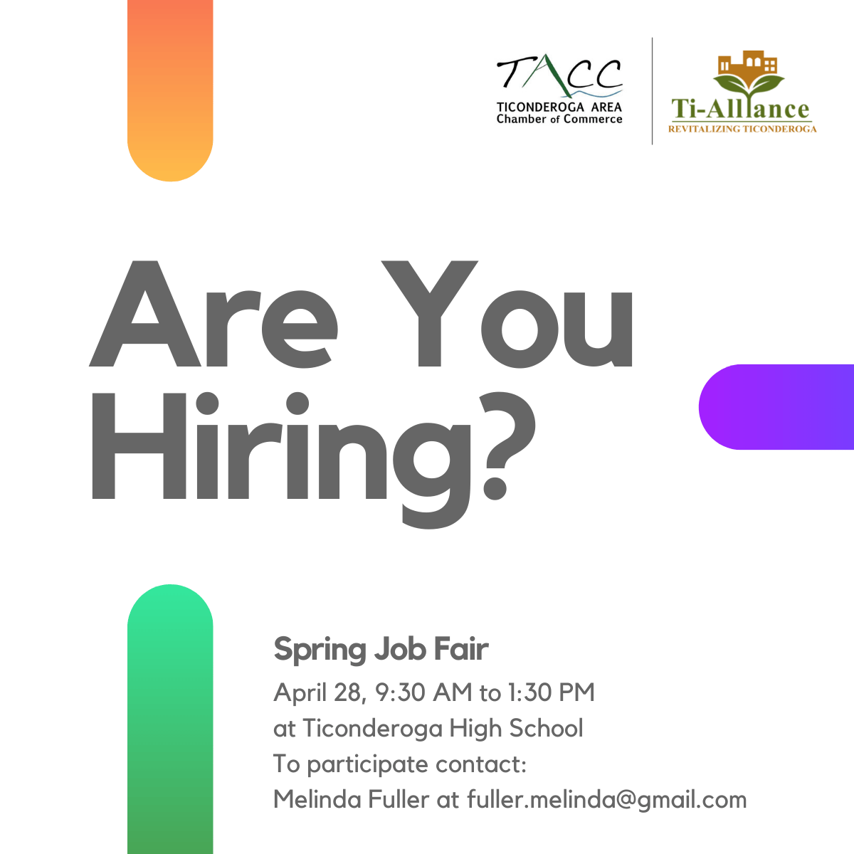 Ticonderoga Area Chamber of Commerce Sign Up High