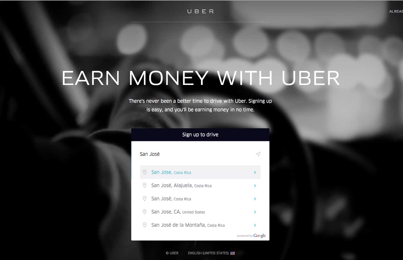 Uber starts accepting drivers in Costa Rica but government threatens