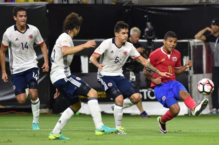 Costa Rica beats Colombia 32 in Copa America