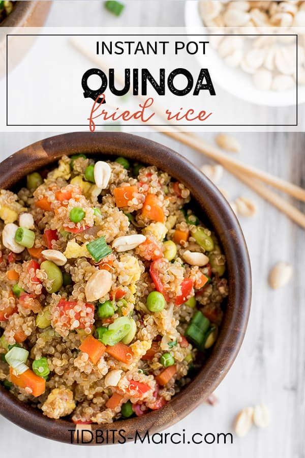 Instant Pot Quinoa Fried Rice TIDBITS Marci