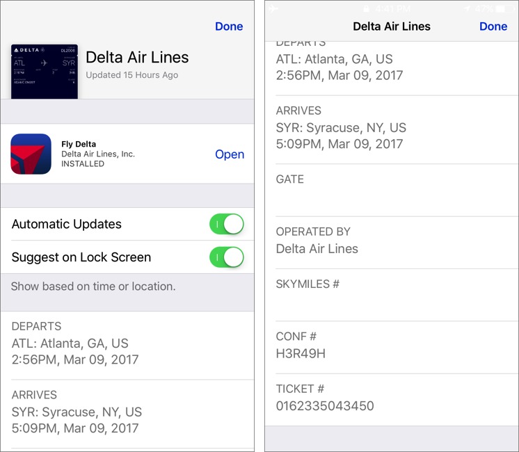 How To Add Boarding Pass To Apple Wallet American Airlines Parker