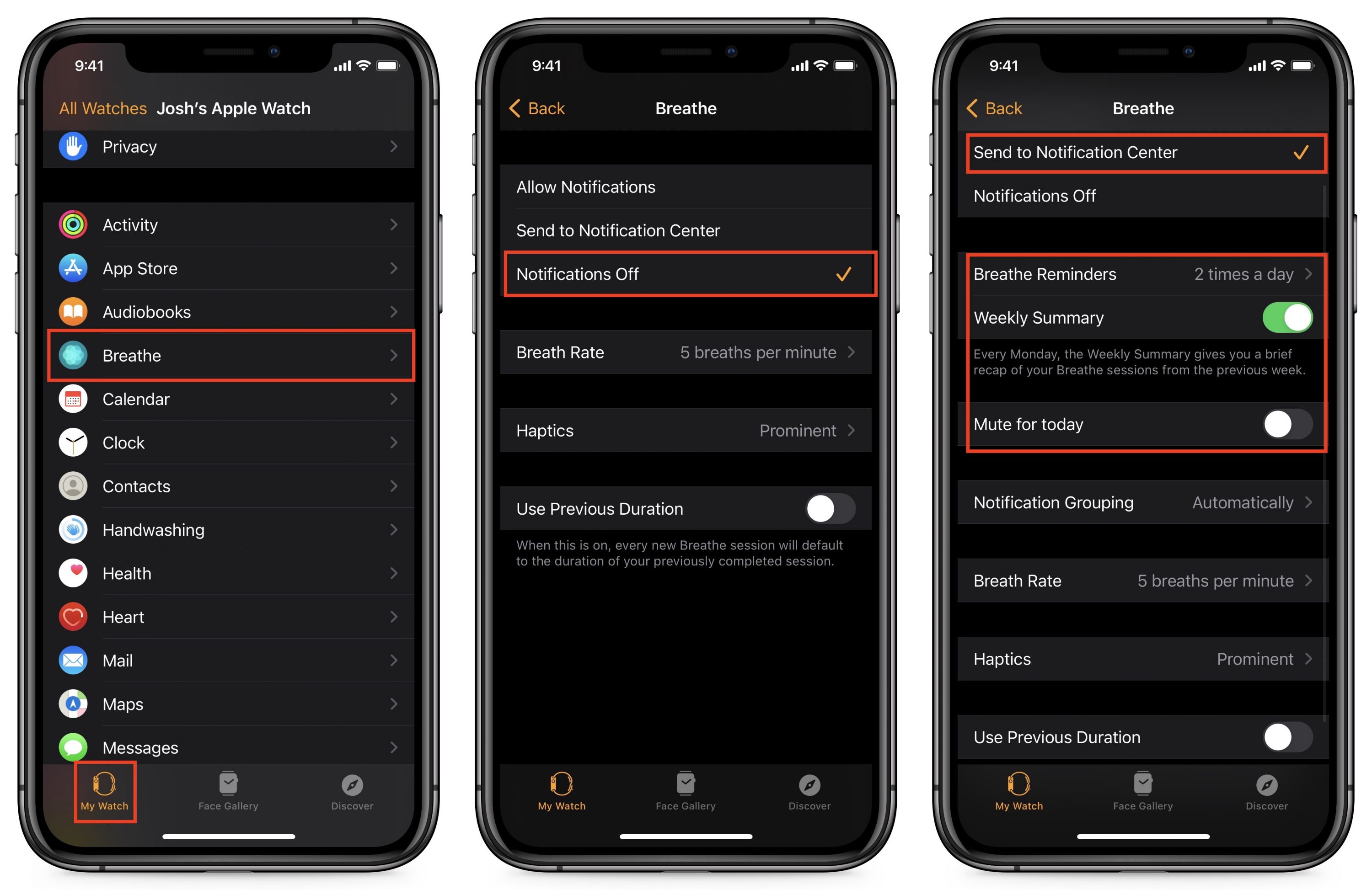 How to Manage Breathe Notifications on the Apple Watch TidBITS