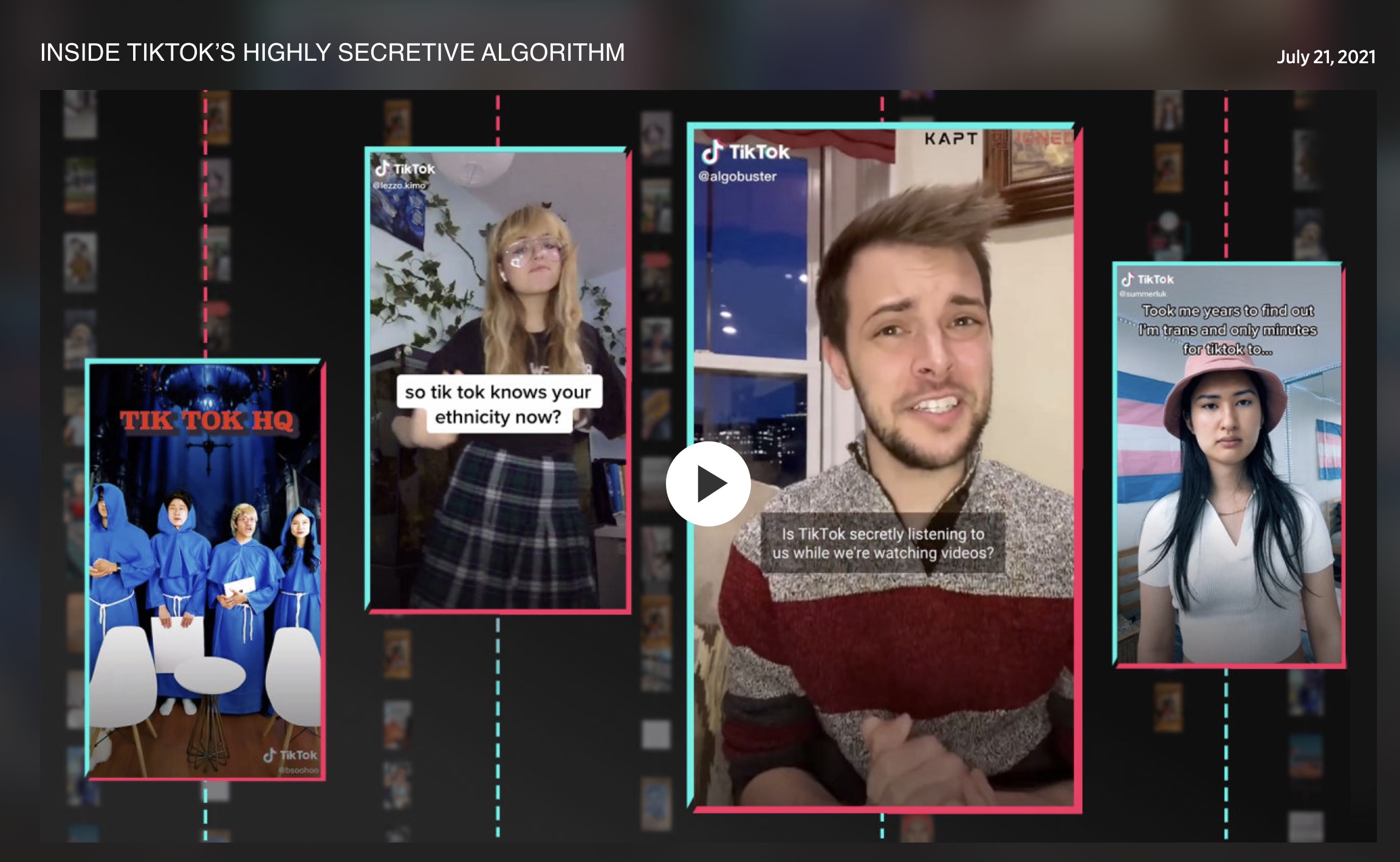 Wall Street Journal Video Explores TikTok’s Troubling Algorithm TidBITS