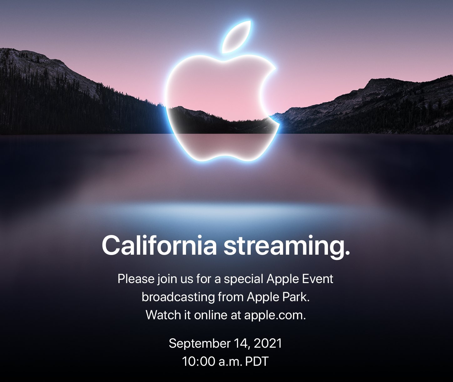 Apple Announces “California Streaming” Event for 14 September 2021 
