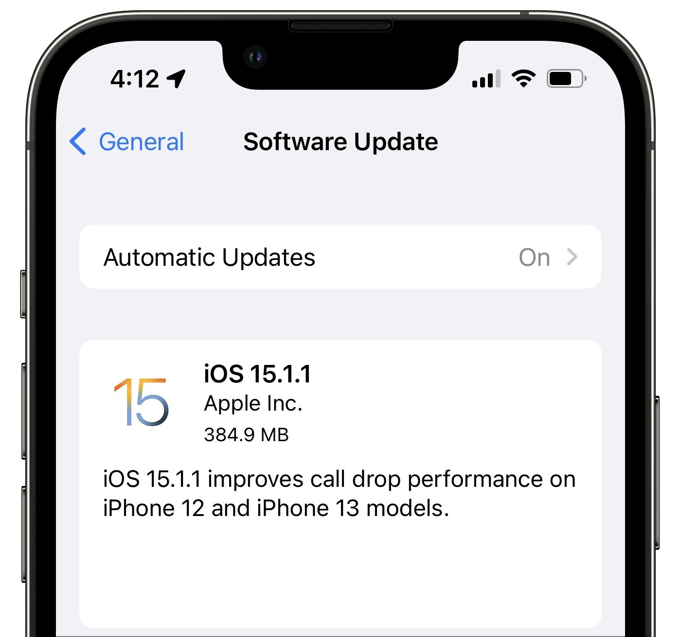iOS 15.1.1 Prevents Dropped Calls on iPhone 12 and iPhone 13 TidBITS