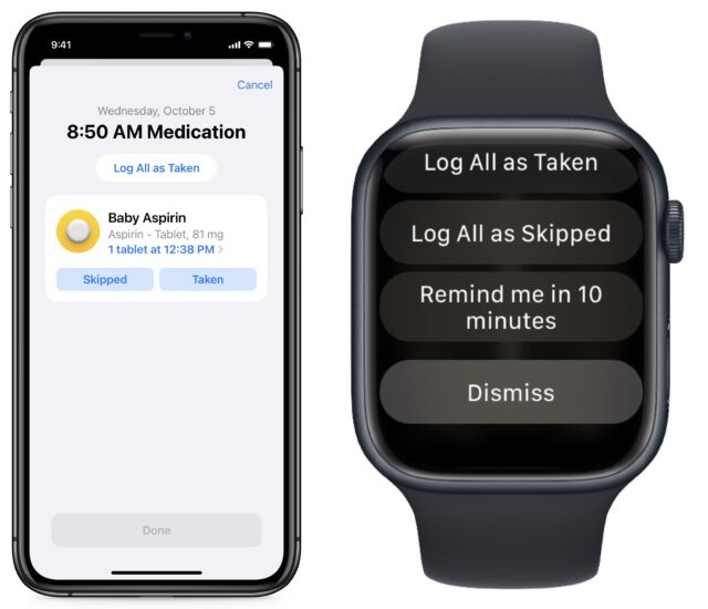 An Apple a Day iOS 16 Medications Feature Provides Alerts, Logging, and Peace of Mind TidBITS