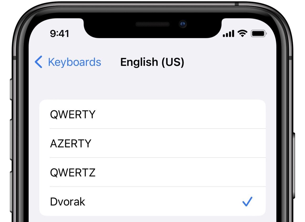 iOS 16 and iPadOS 16 Virtual Keyboards Now Support Dvorak TidBITS