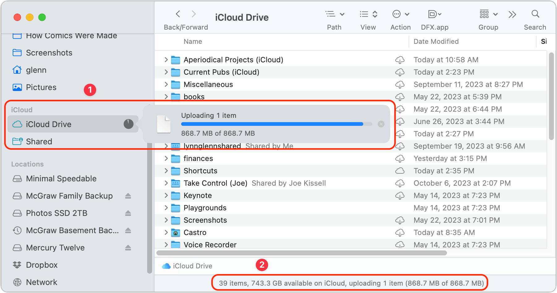 Cloudy with a Chance of Insanity Unsticking iCloud Drive TidBITS