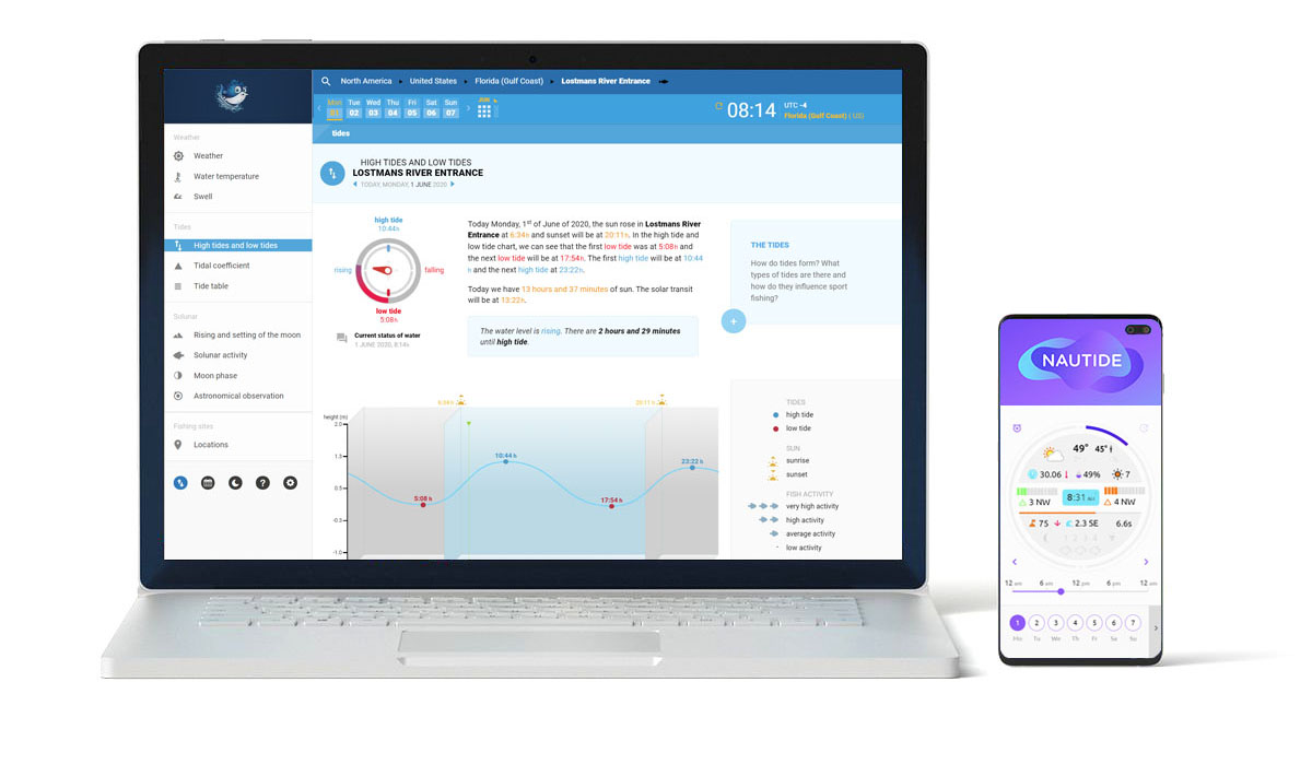 Download the tides4fishing app