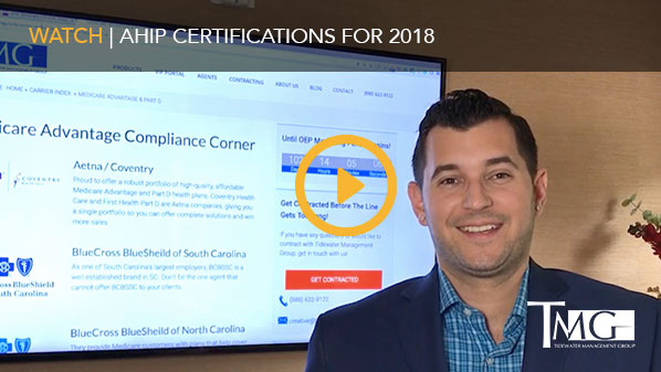 2018 AHIP Certification Tidewater Management Group