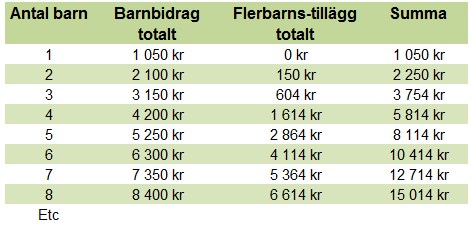 hur mycket är barnbidraget 2023 Kan En Familj Leva På Barnbidraget?