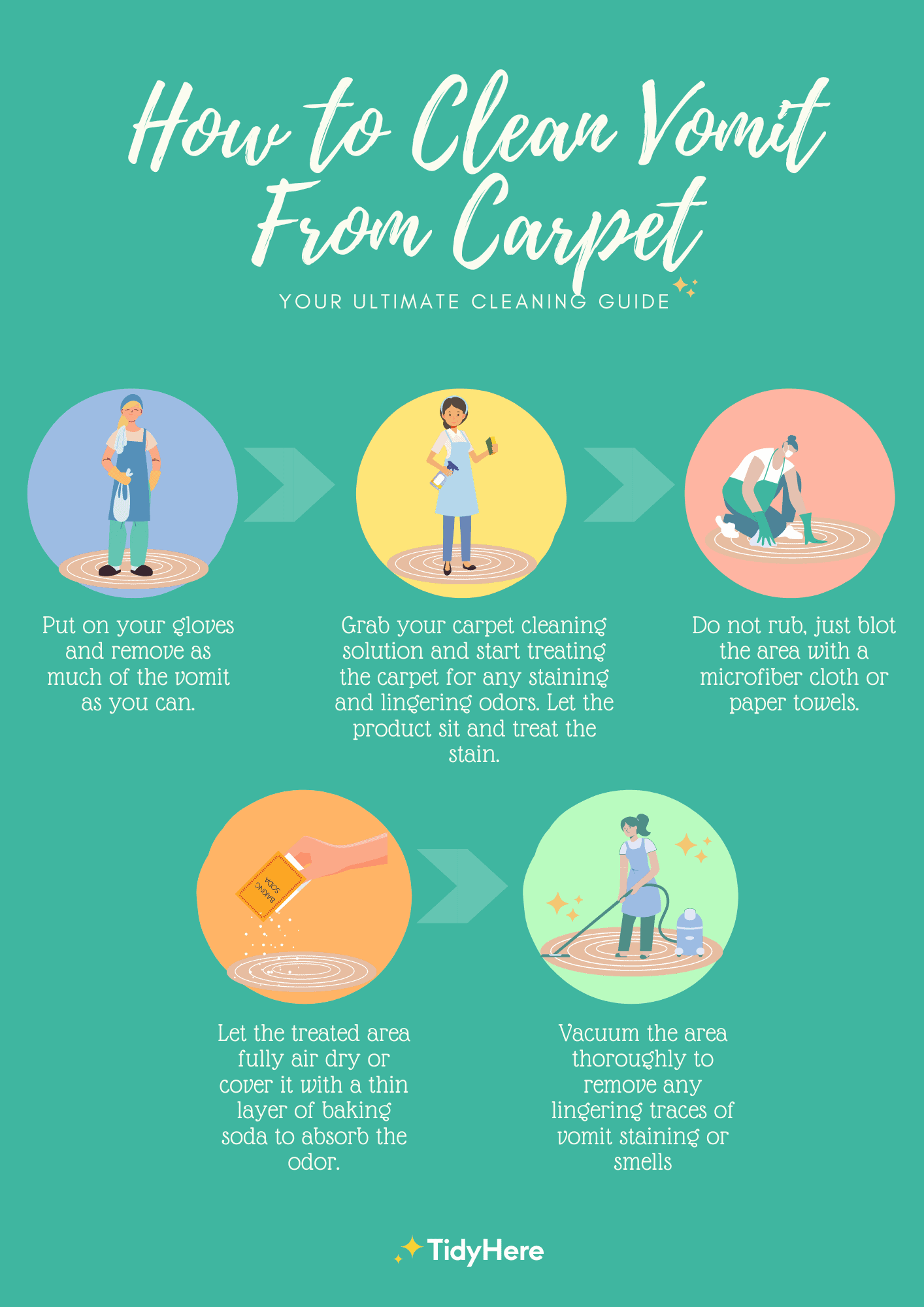 How to Clean Vomit From Carpet TidyHere
