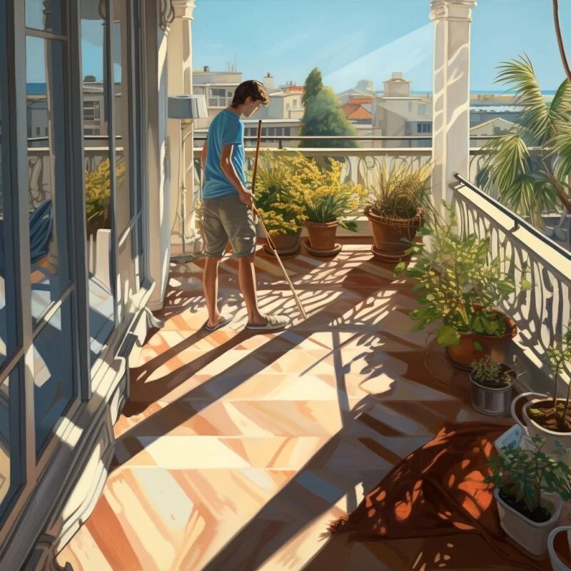 How to Clean Your Apartment Patio or Condo Balcony with Ease