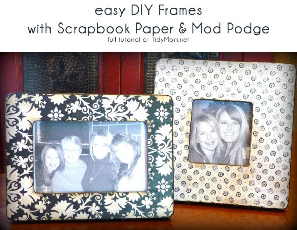 Mod Podge Frame tutorial