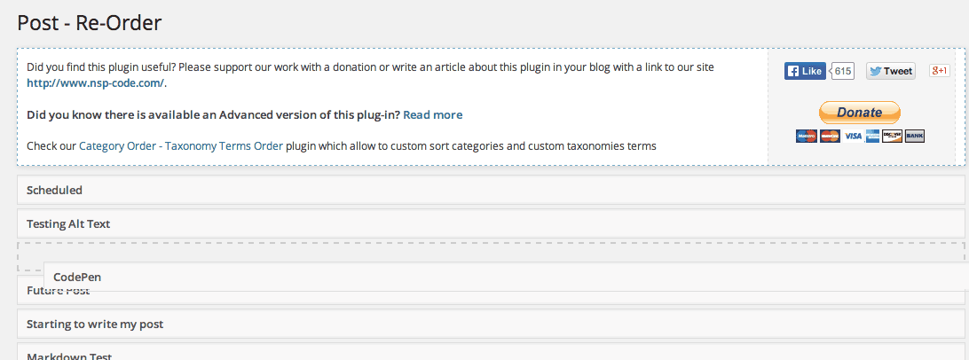 Post Types Order Change the Order of Your Posts Automatically