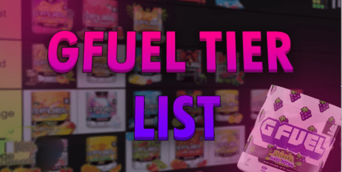 Create a Official Gfuel Tier List TierMaker