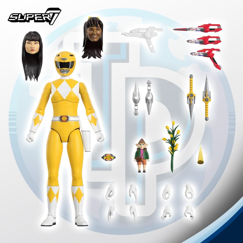 Power Rangers Ultimates Yellow Ranger Tierra Prima Tienda Online para