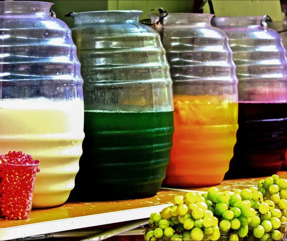 Aguas frescas tradicionales mexicanas Tierras Mayas