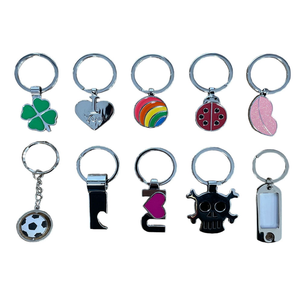 3D Metal Key Rings Tie Tight Laces