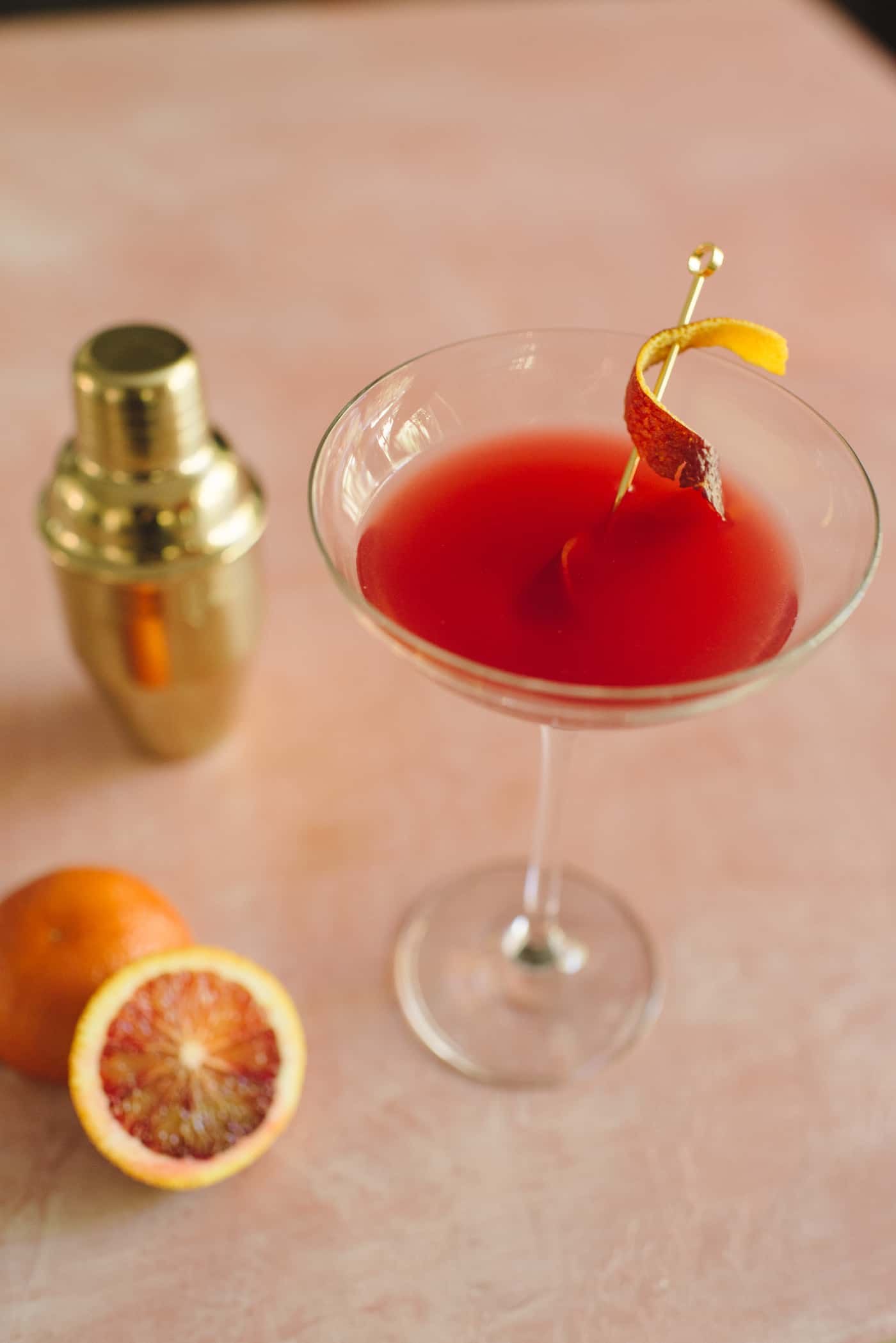 Blood OrangeVanilla Martini Tiffani Thiessen