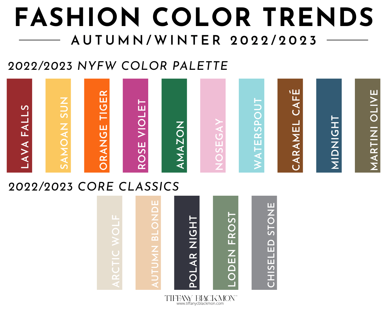 Fall Fashion Color Trends Tiffany Blackmon