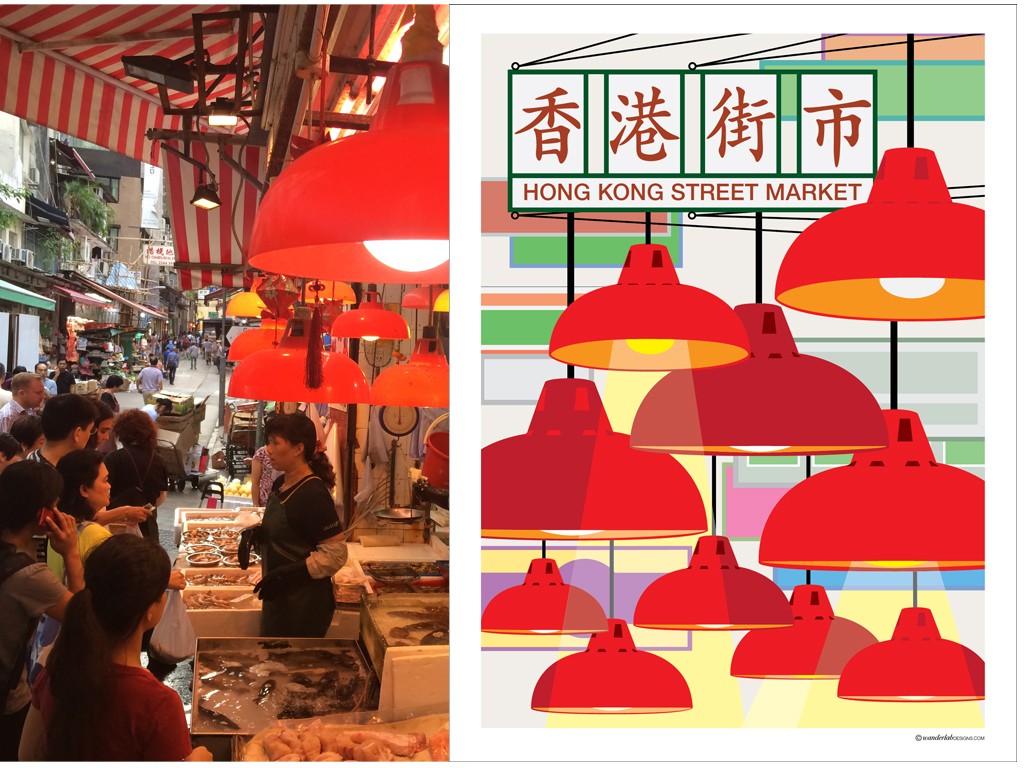 Graphic Design Paying Tribute to Hong Kong’s Markets TIFFANY WAN