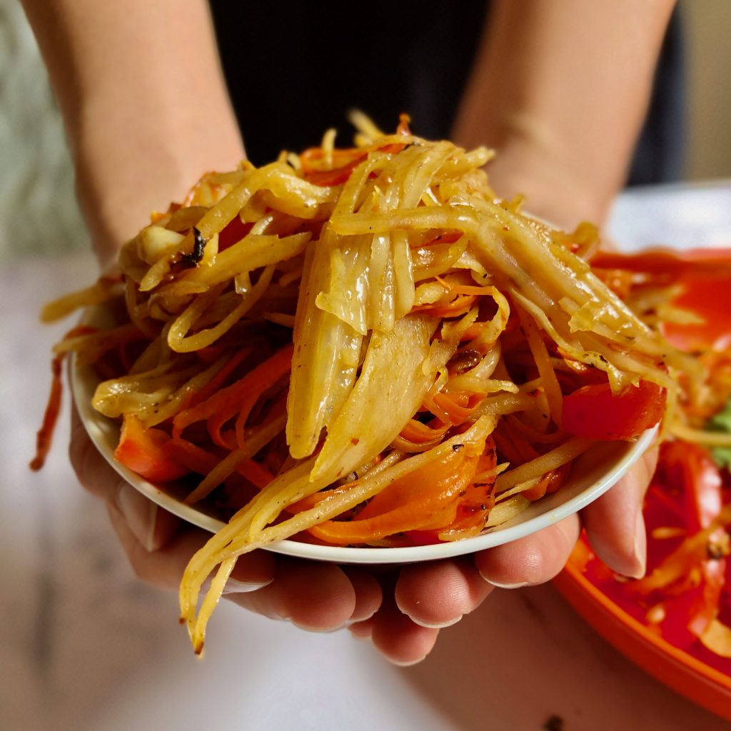 Chinese Shredded Potato Stir Fry Tiff Loves Tofu