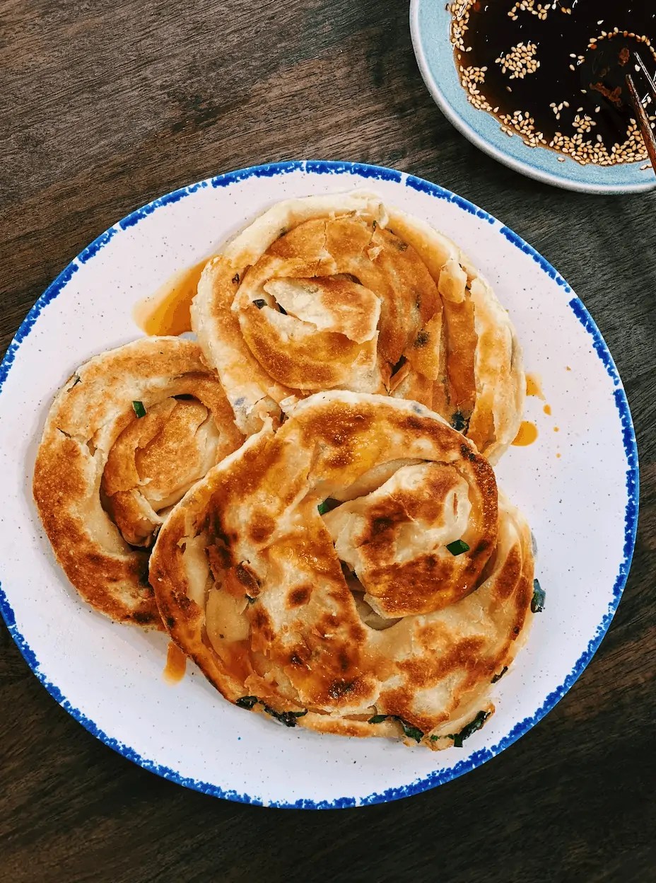 Taiwanese Scallion Pancake (Extra Crispy & Flakey!) Tiffy Cooks