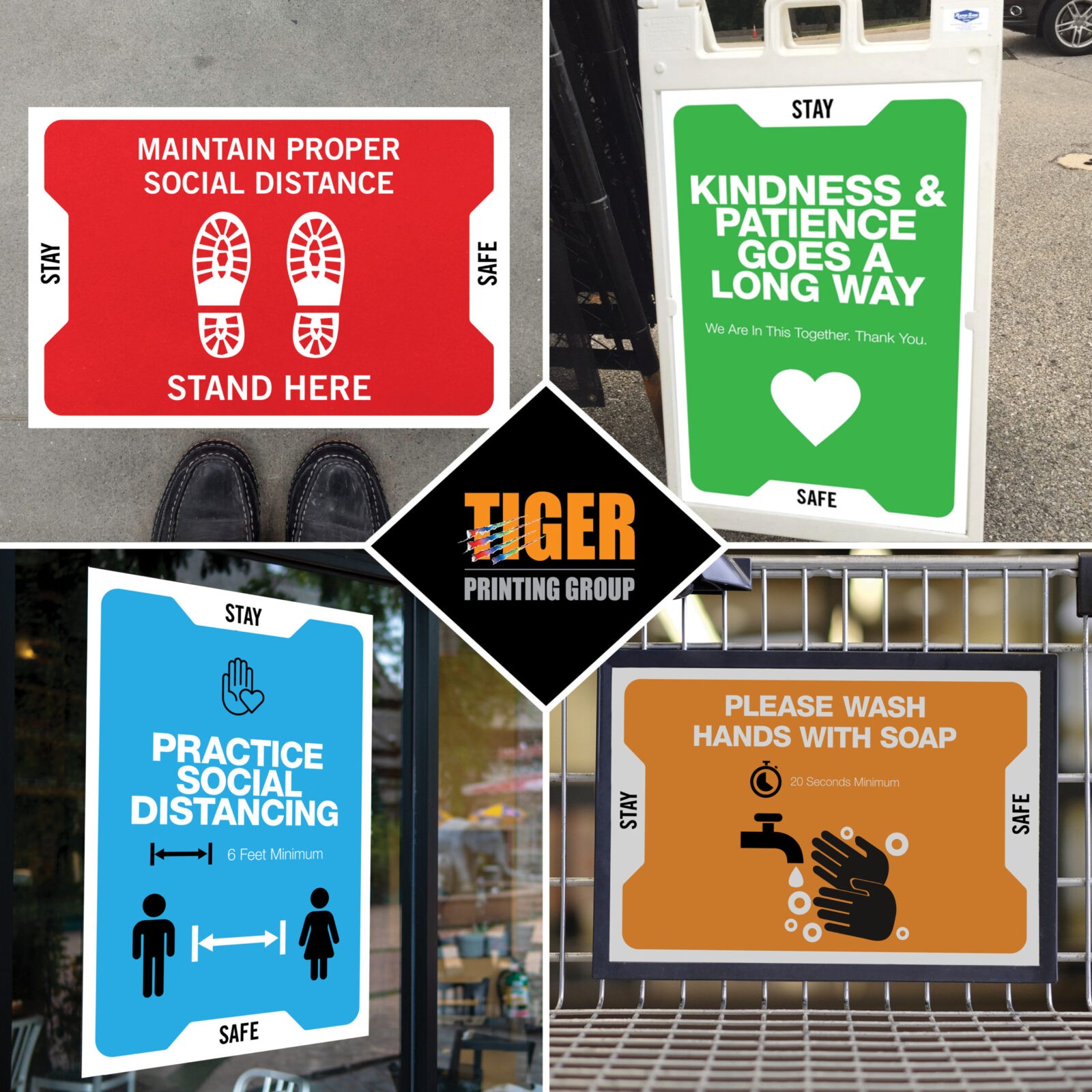 Quarantine Signs near Philadelphia Tiger Printing Group